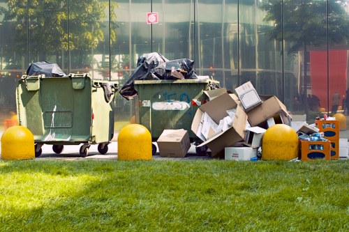 Business premises managing waste responsibly